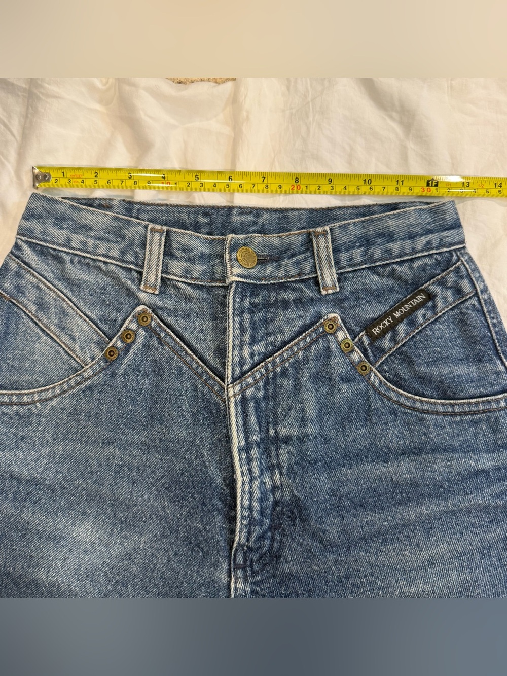 Vintage Rocky Mountain Blue High-Rise Jeans
